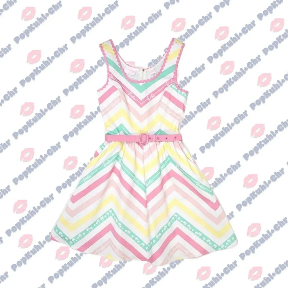 Stitch Shoppe by Loungefly X Barbie™ Chevron "Olivia" Dress - Picture 9 of 10